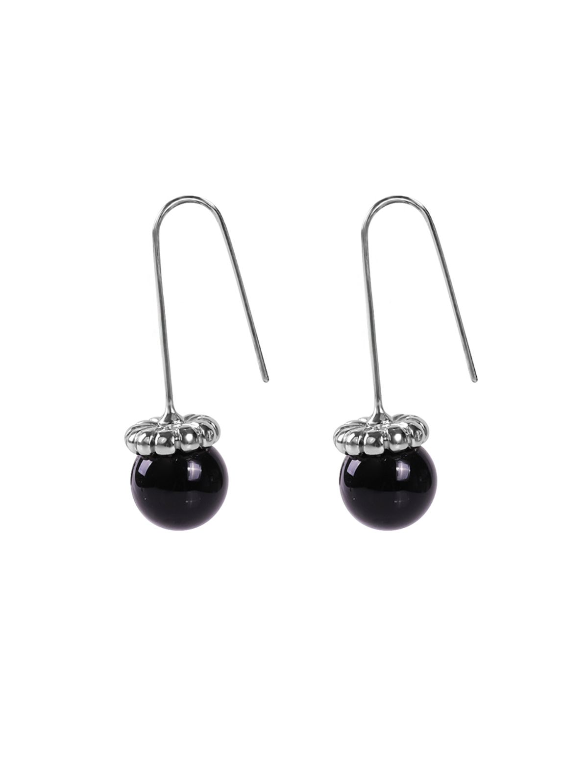 파피(POPPI) Drop Gemstone earrings (3 COLORS)