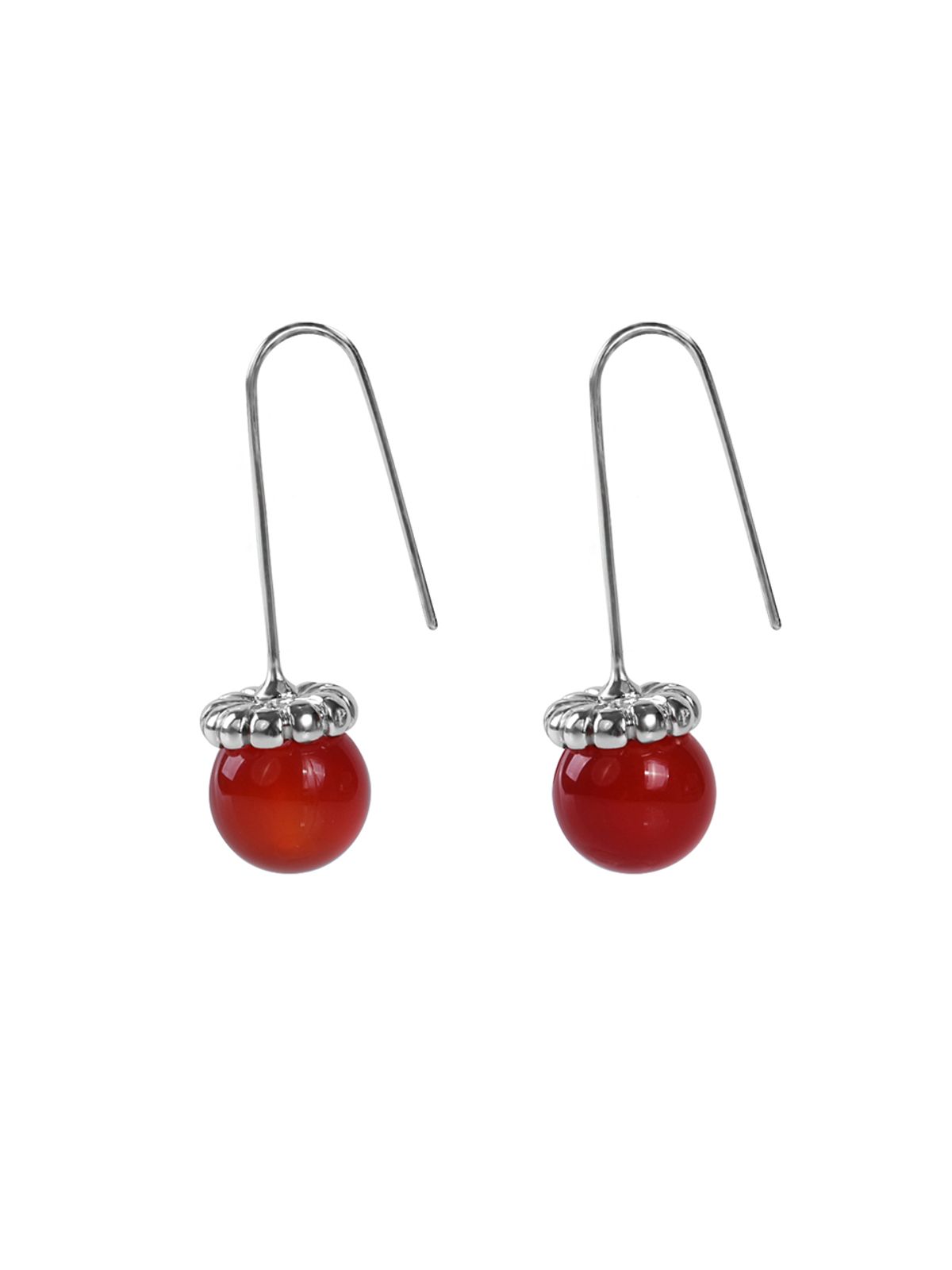 파피(POPPI) Drop Gemstone earrings (3 COLORS)