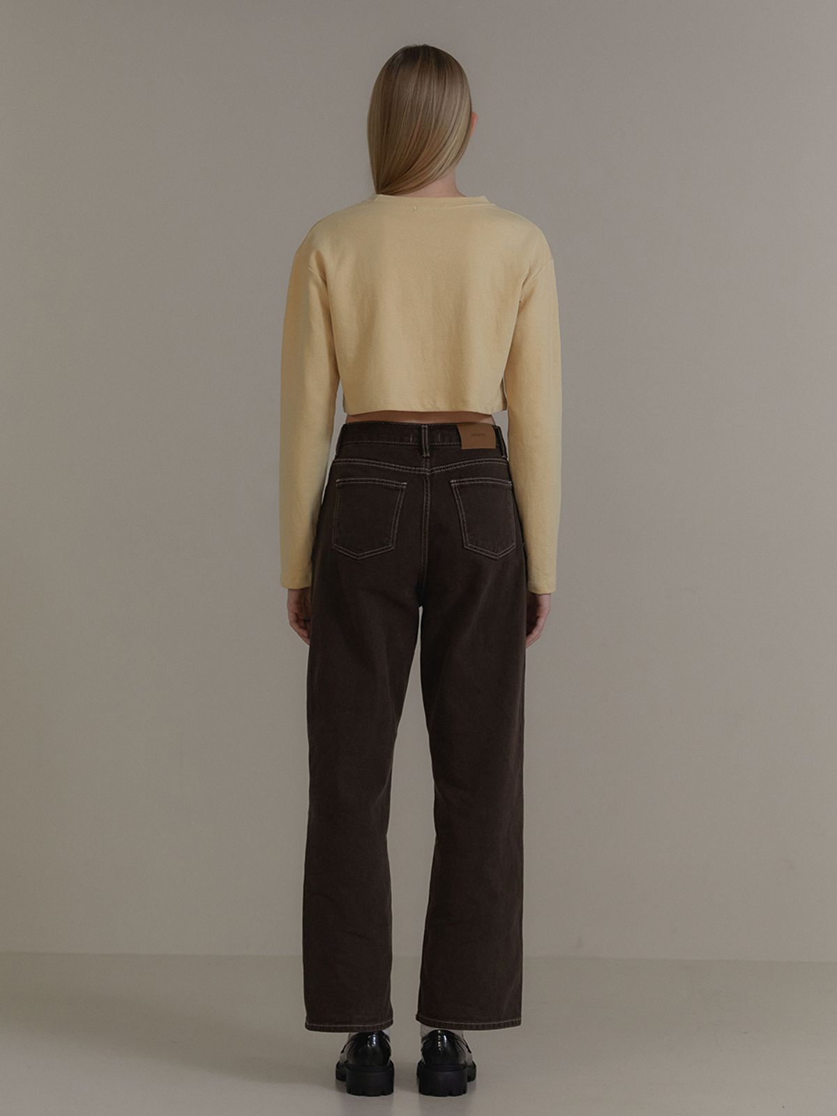 아노에틱(ANOETIC) ANC COLOR DENIM JEAN_BROWN