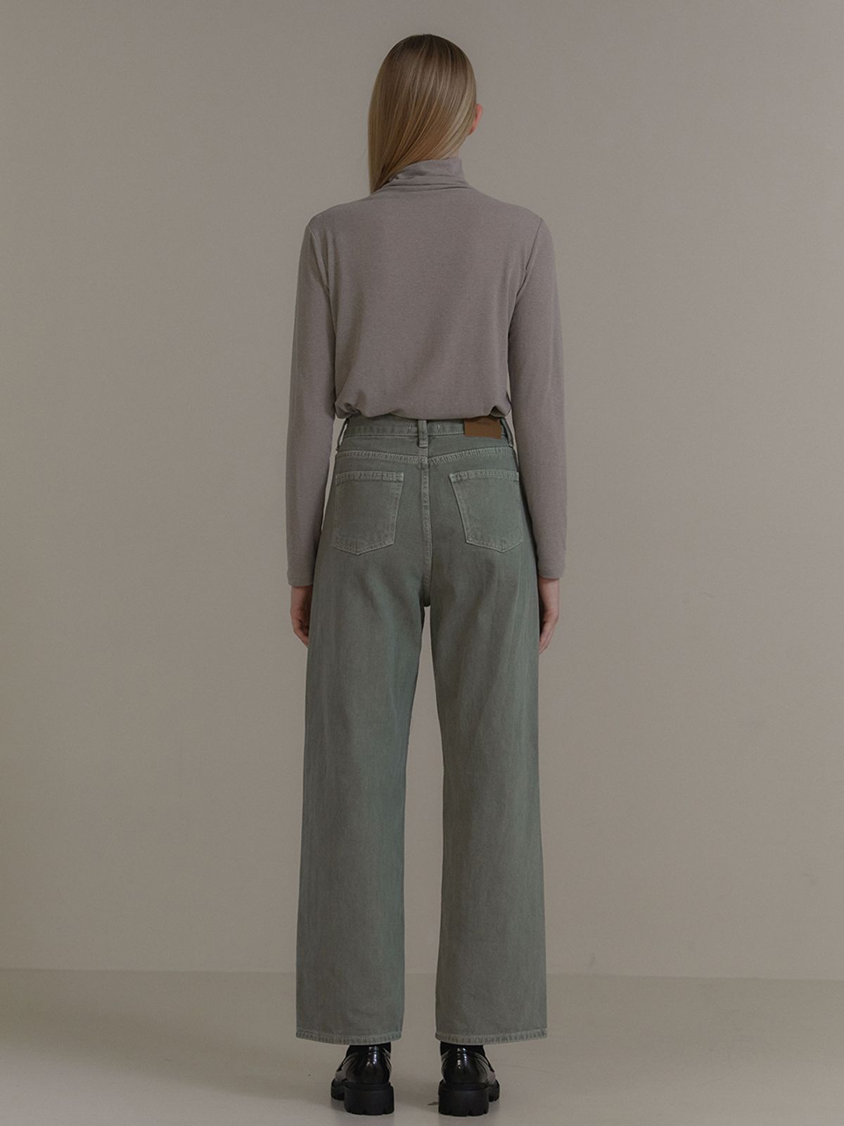 아노에틱(ANOETIC) ANC COLOR DENIM JEAN_GREEN