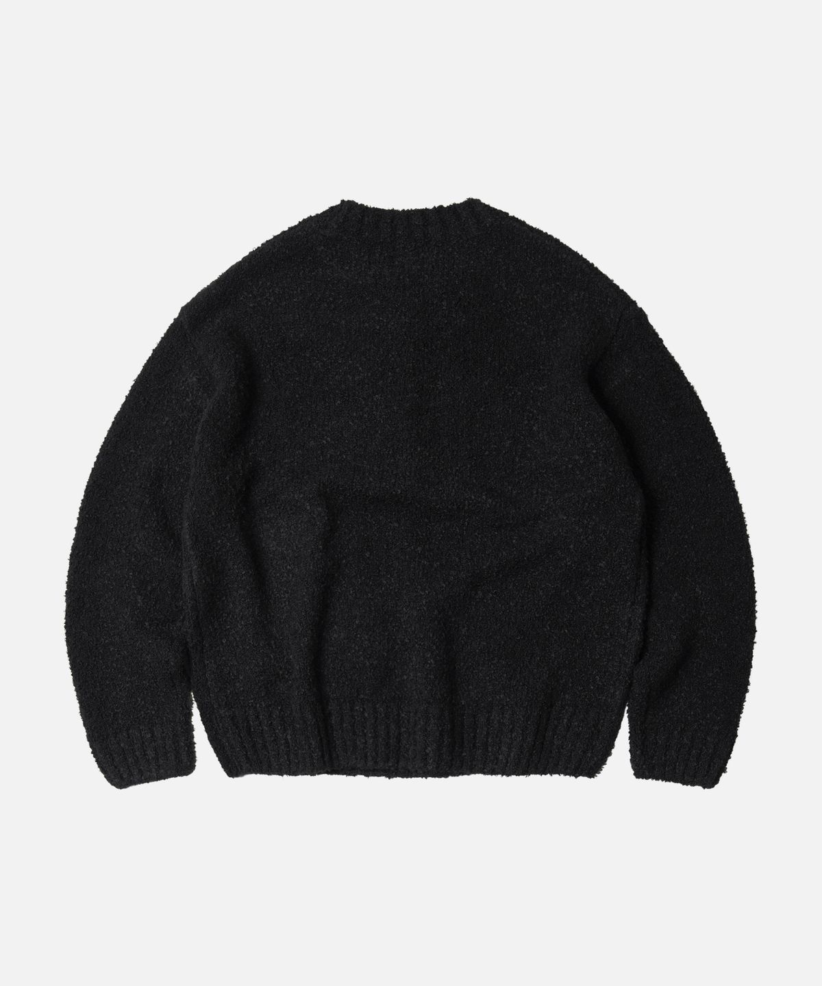 프리즘웍스(FRIZMWORKS) ALPACA BOUCLE KNIT _ BLACK