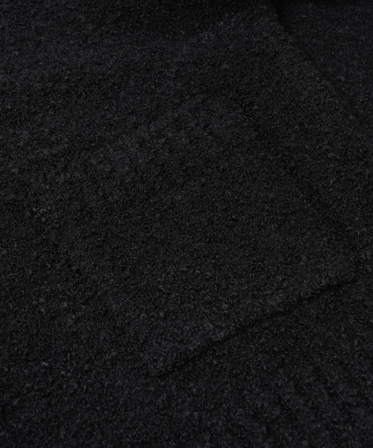 프리즘웍스(FRIZMWORKS) ALPACA BOUCLE KNIT _ BLACK