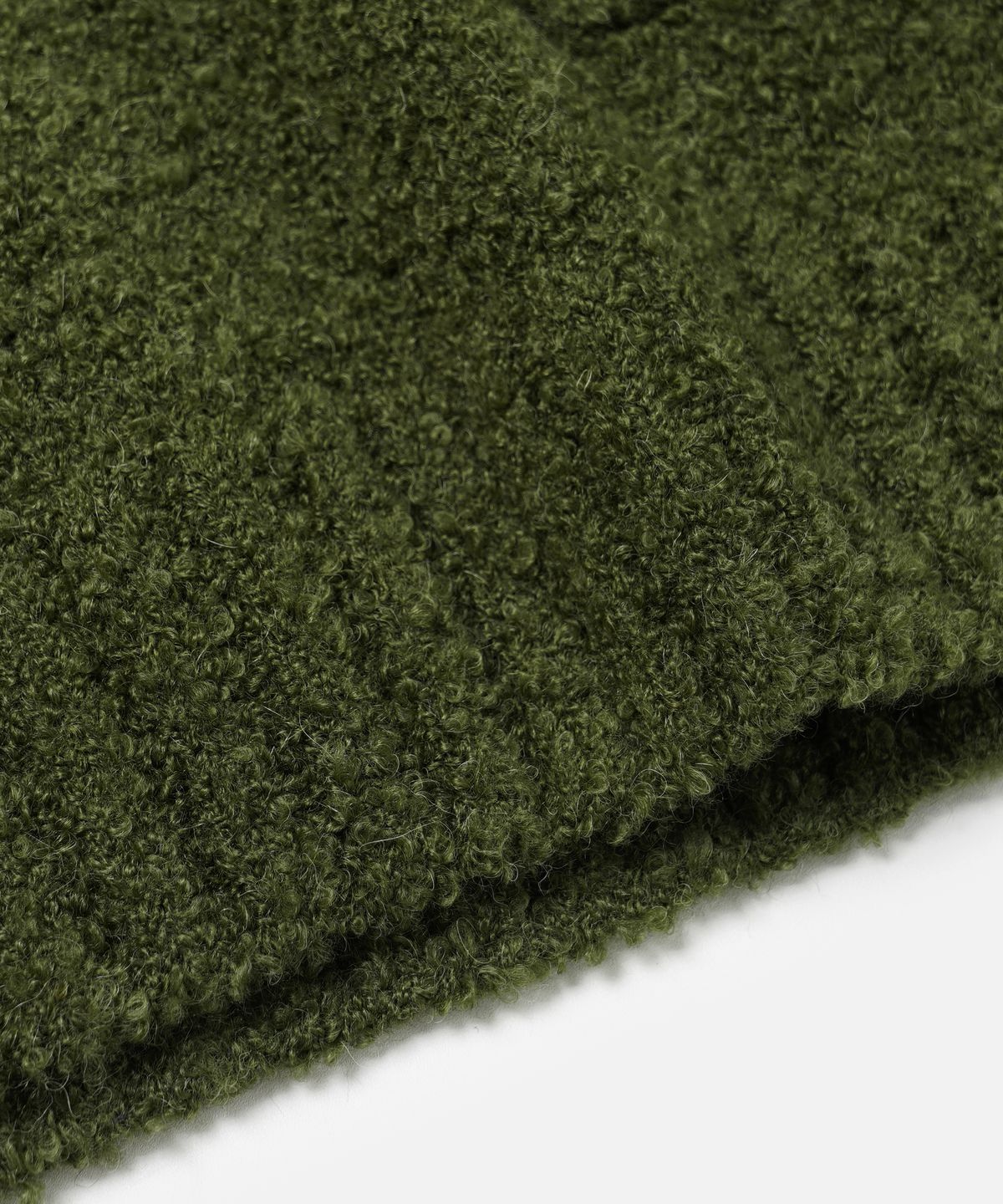 프리즘웍스(FRIZMWORKS) ALPACA BOUCLE KNIT _ OLIVE