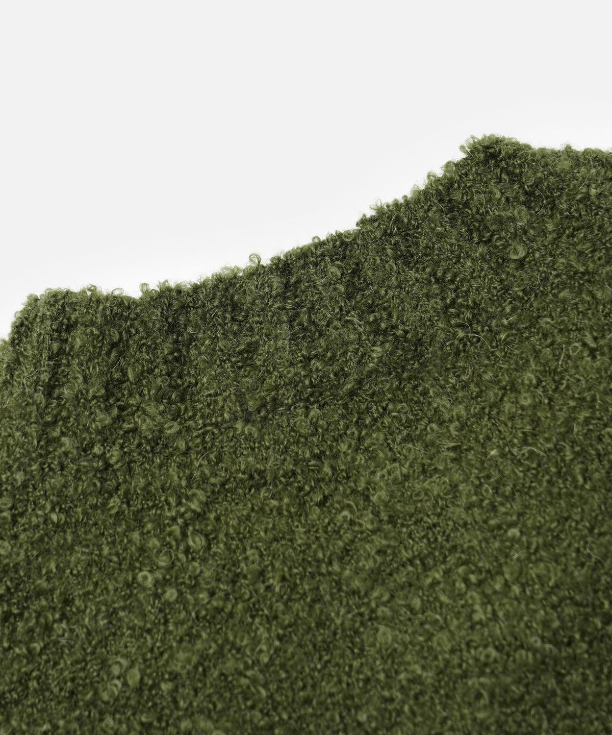프리즘웍스(FRIZMWORKS) ALPACA BOUCLE KNIT _ OLIVE