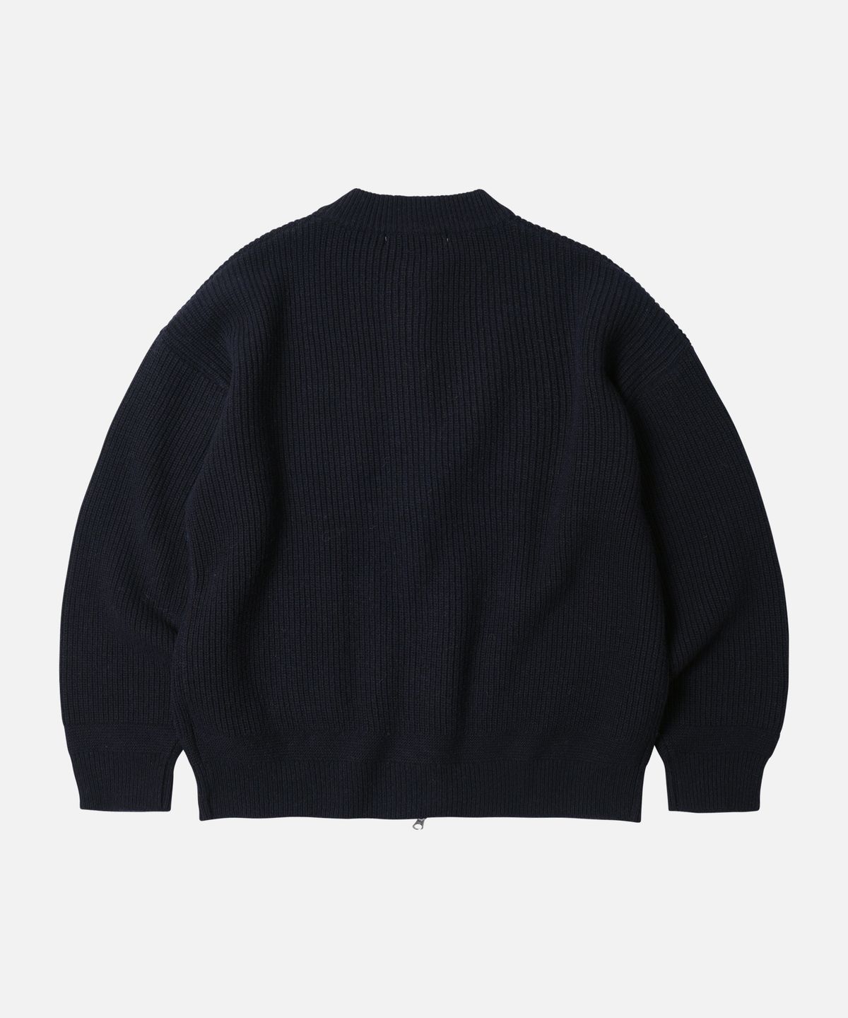 프리즘웍스(FRIZMWORKS) WOOL DECK ZIP UP CARDIGAN _ NAVY