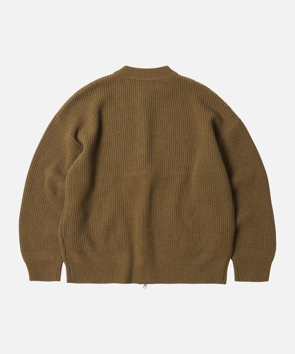 프리즘웍스(FRIZMWORKS) WOOL DECK ZIP UP CARDIGAN _ CINNAMON