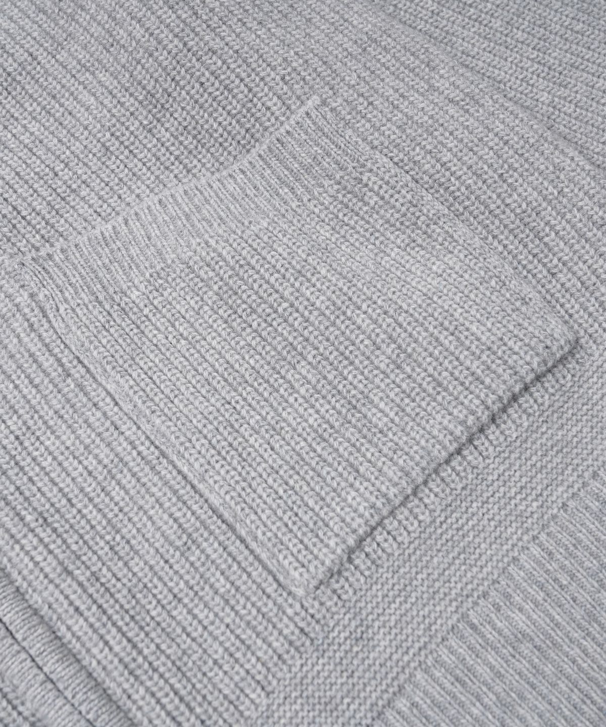 프리즘웍스(FRIZMWORKS) WOOL DECK ZIP UP CARDIGAN _ LIGHT GRAY