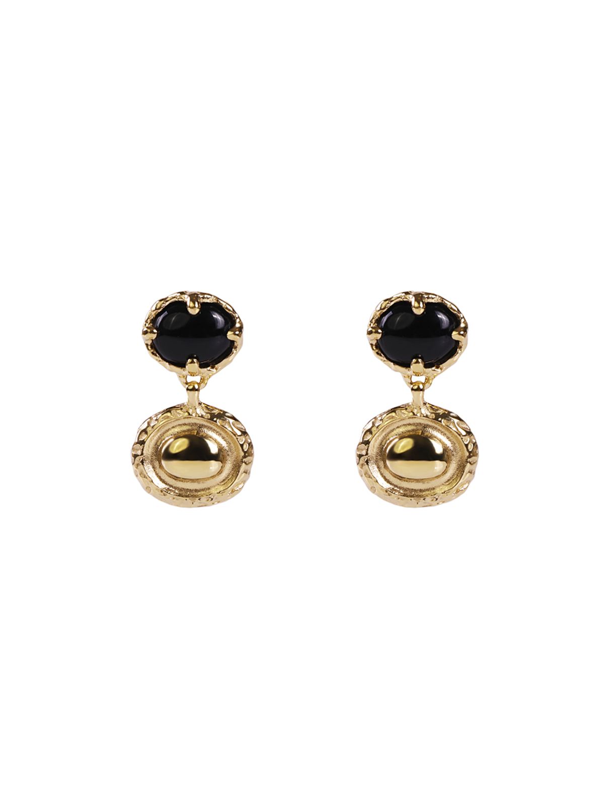 파피(POPPI) Midnight Onyx earrings