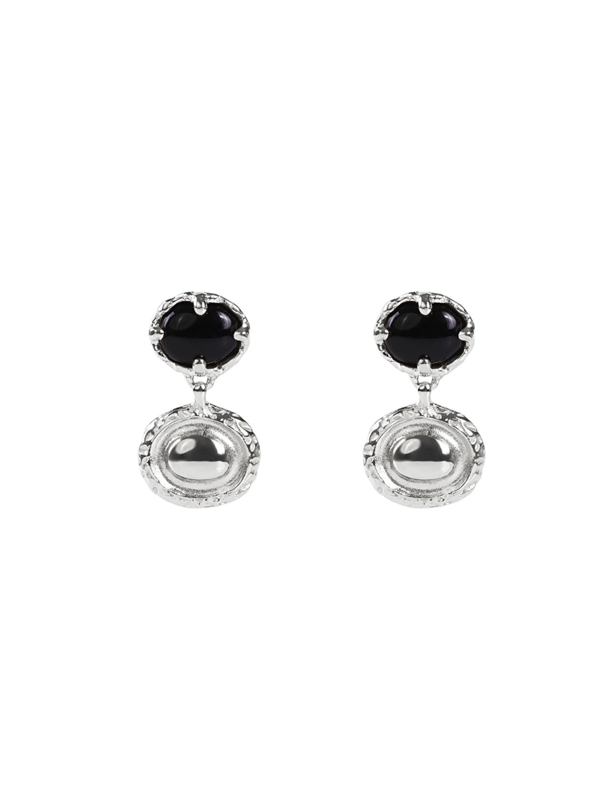 파피(POPPI) Midnight Onyx earrings