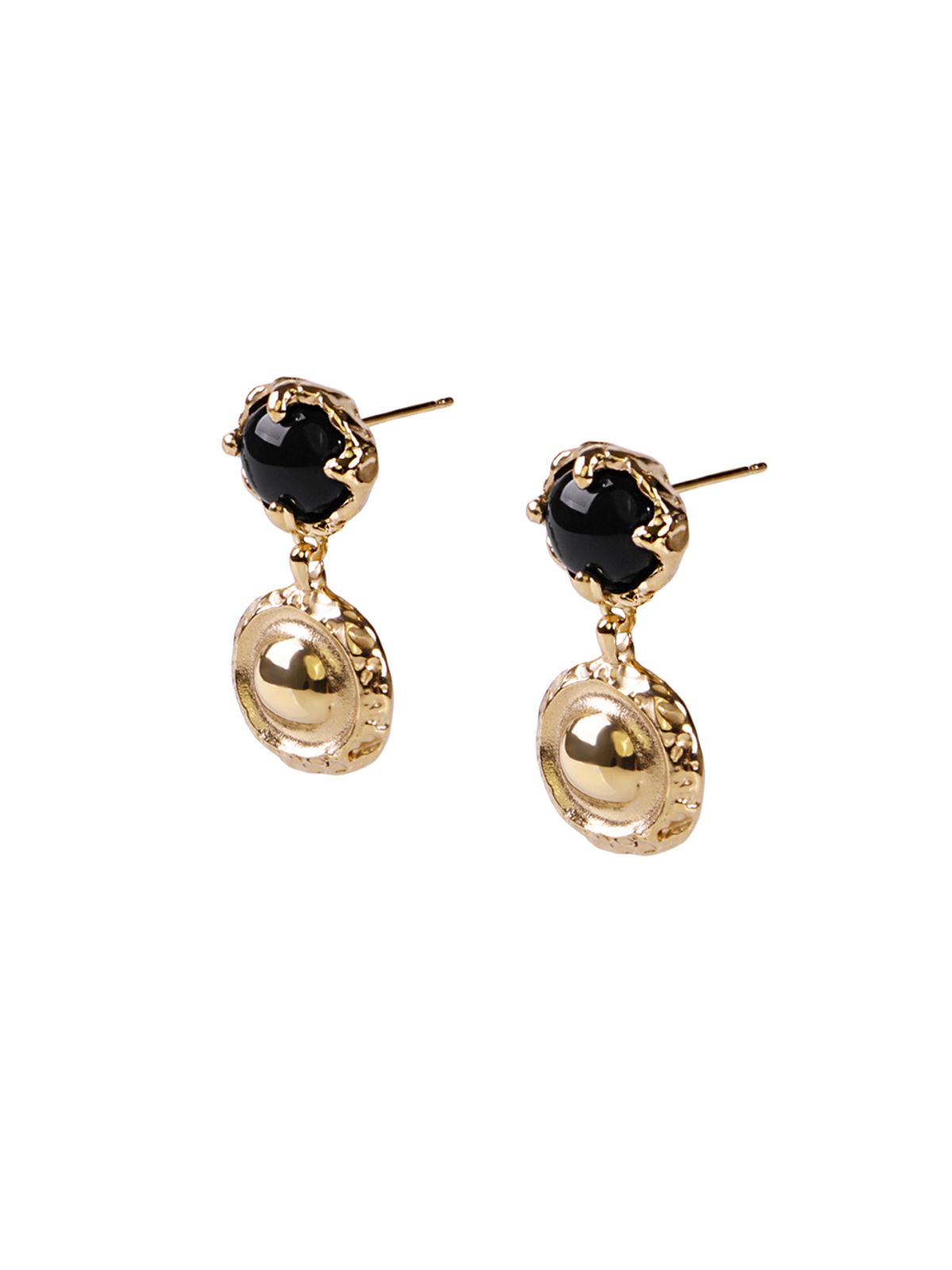 파피(POPPI) Midnight Onyx earrings