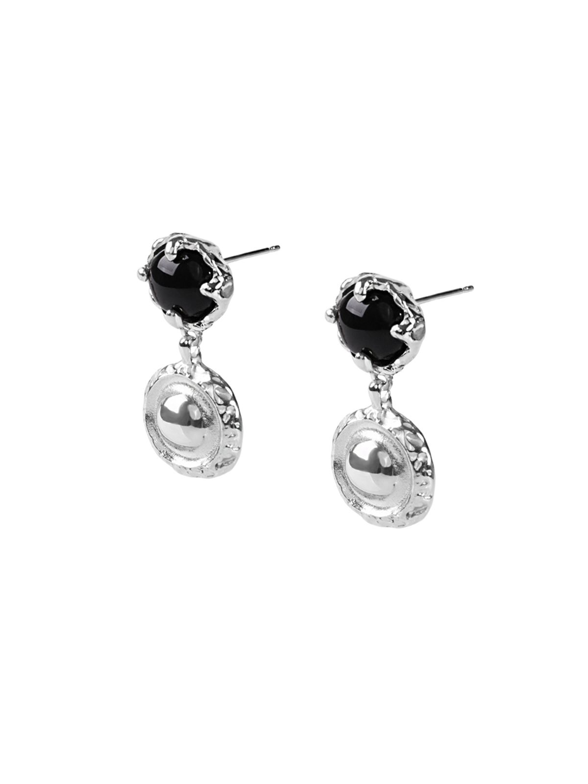 파피(POPPI) Midnight Onyx earrings
