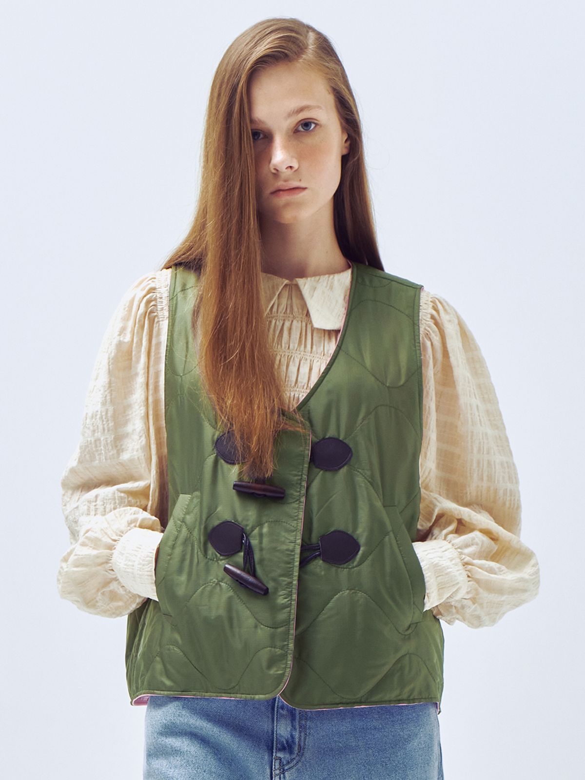 오더먼트 바이 보카바카(OTHEMENT BY VOCAVACA) Reversible Weekend Quilted Jumper VC2412JP501M