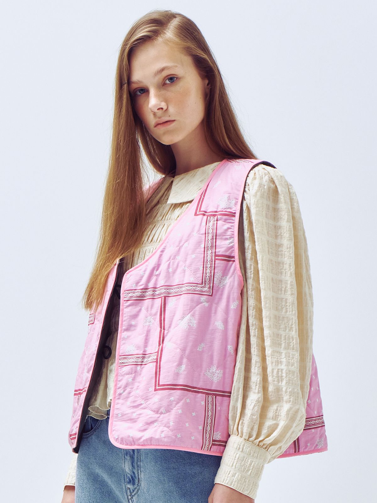 오더먼트 바이 보카바카(OTHEMENT BY VOCAVACA) Reversible Weekend Quilted Jumper VC2412JP501M