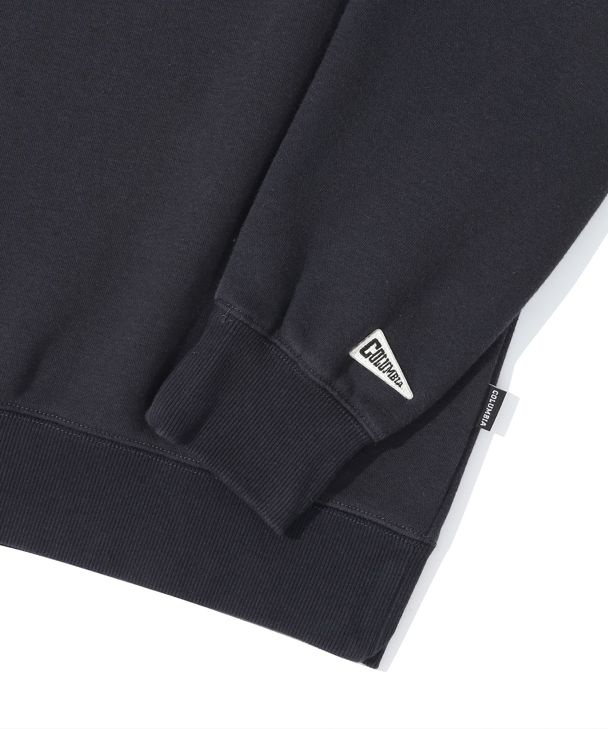 컬럼비아 유니버시티(COLUMBIA UNIVERSITY) 90 S ARCH LOGO FLEECE HALF ZU SWEATSHIRTS 크라운네이비