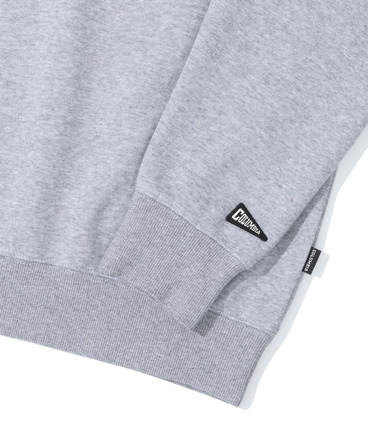 컬럼비아 유니버시티(COLUMBIA UNIVERSITY) 90 S ARCH LOGO FLEECE HALF ZU SWEATSHIRTS M그레이