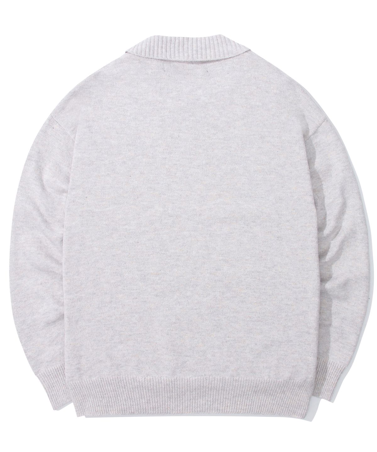 컬럼비아 유니버시티(COLUMBIA UNIVERSITY) 1754 CROWN OVER-FIT HALF SWEATER 오트밀