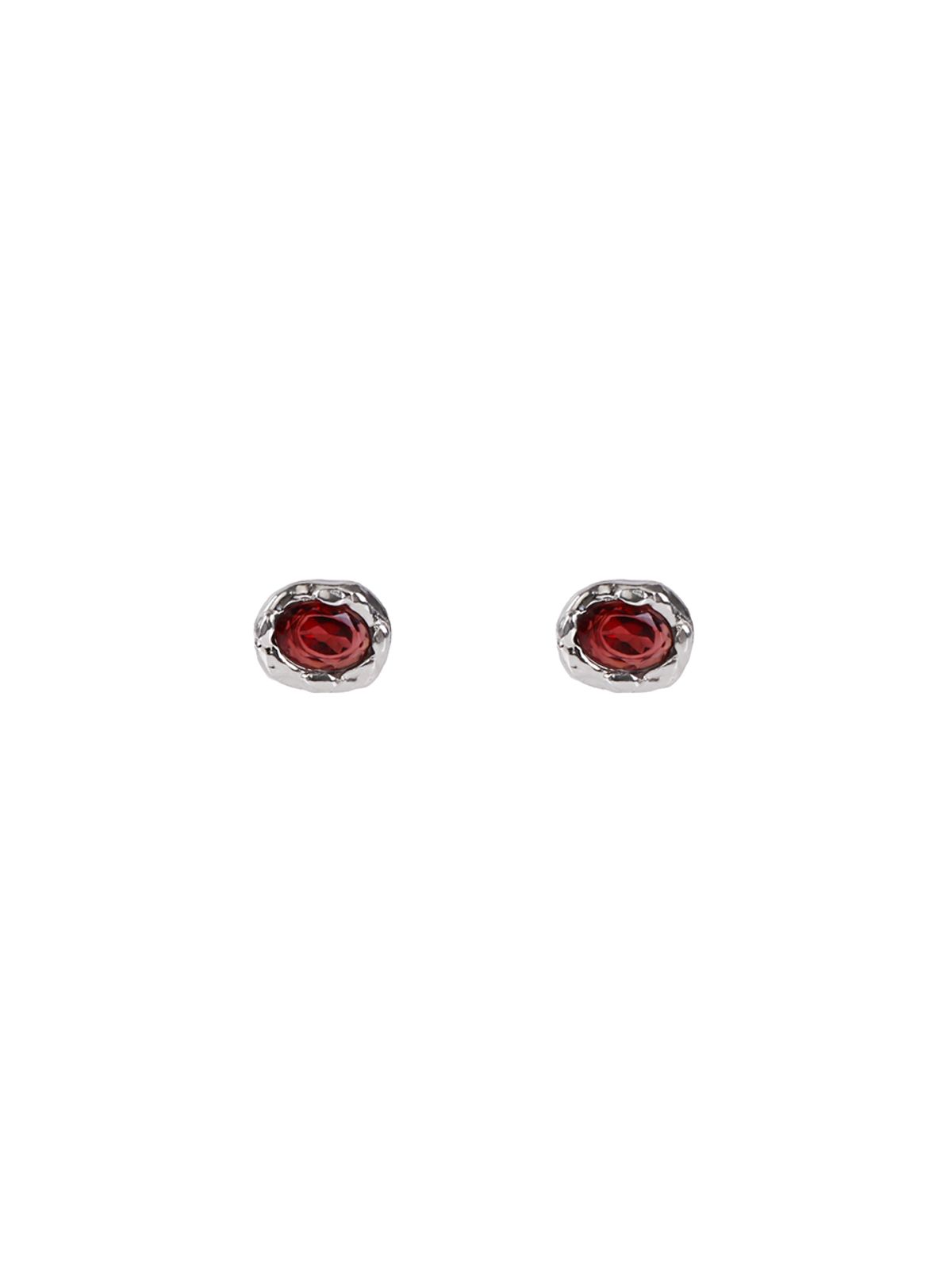 파피(POPPI) Vintage Garnet earrnigs