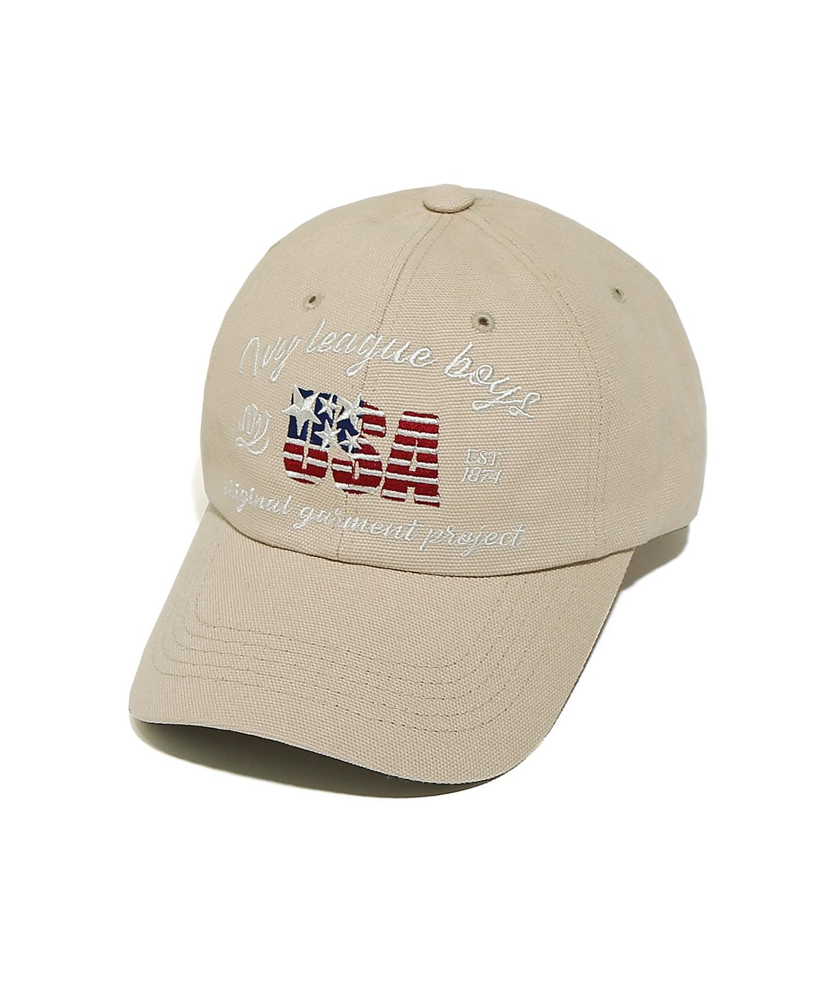 오가프(OGARP) Ivyboy Lettering B.B Cap Ivory