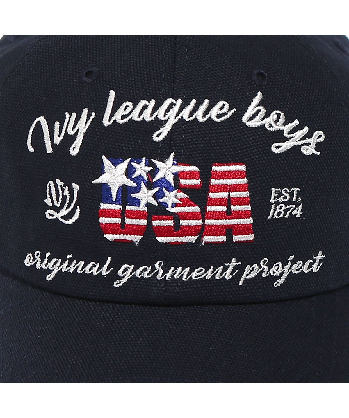 오가프(OGARP) Ivyboy Lettering B.B Cap Navy