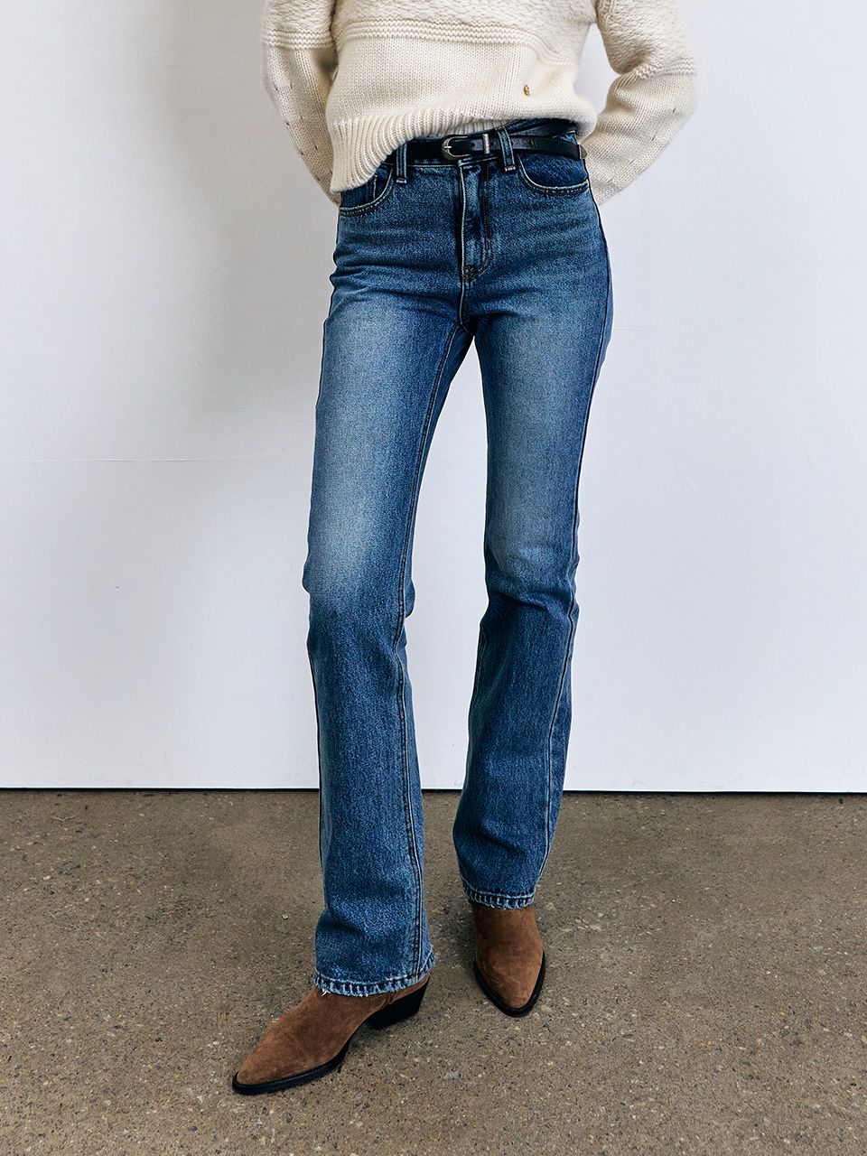 パンツ KUME Destroyed Straight Denim Pants MUSINSA公式 | KUMÉ KUME Destroyed Straight Denim Pants, Blue