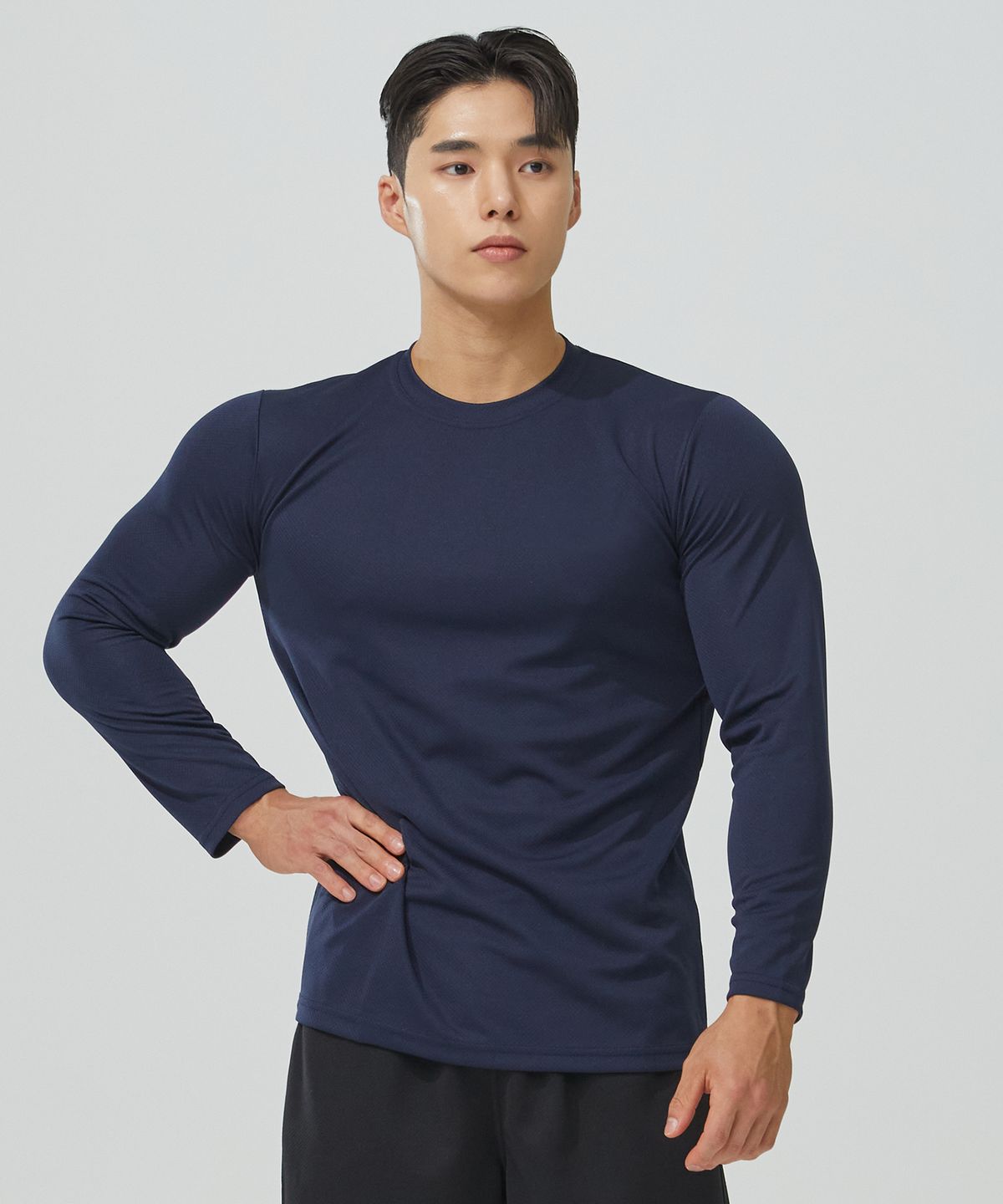 블랙몬스터핏(BLACK MONSTER FIT) [2PACK] 쿨에버 기능성 긴팔 티셔츠 (3color)