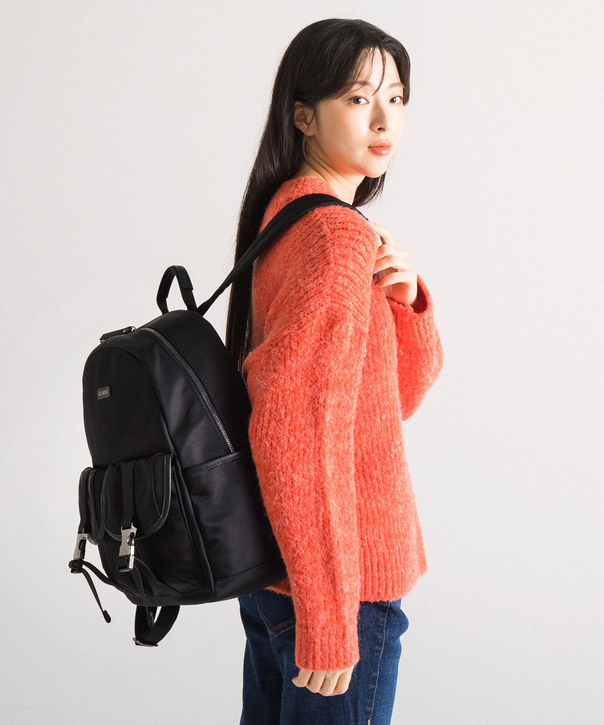 르마인(LEMINE) 나일론트윌데이백(블랙)