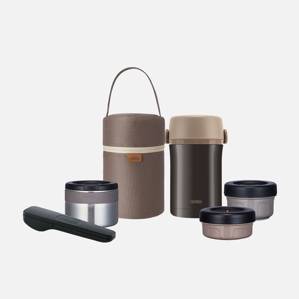 써모스(THERMOS) 일체형 콤팩트 보온도시락 TKLF-1200F
