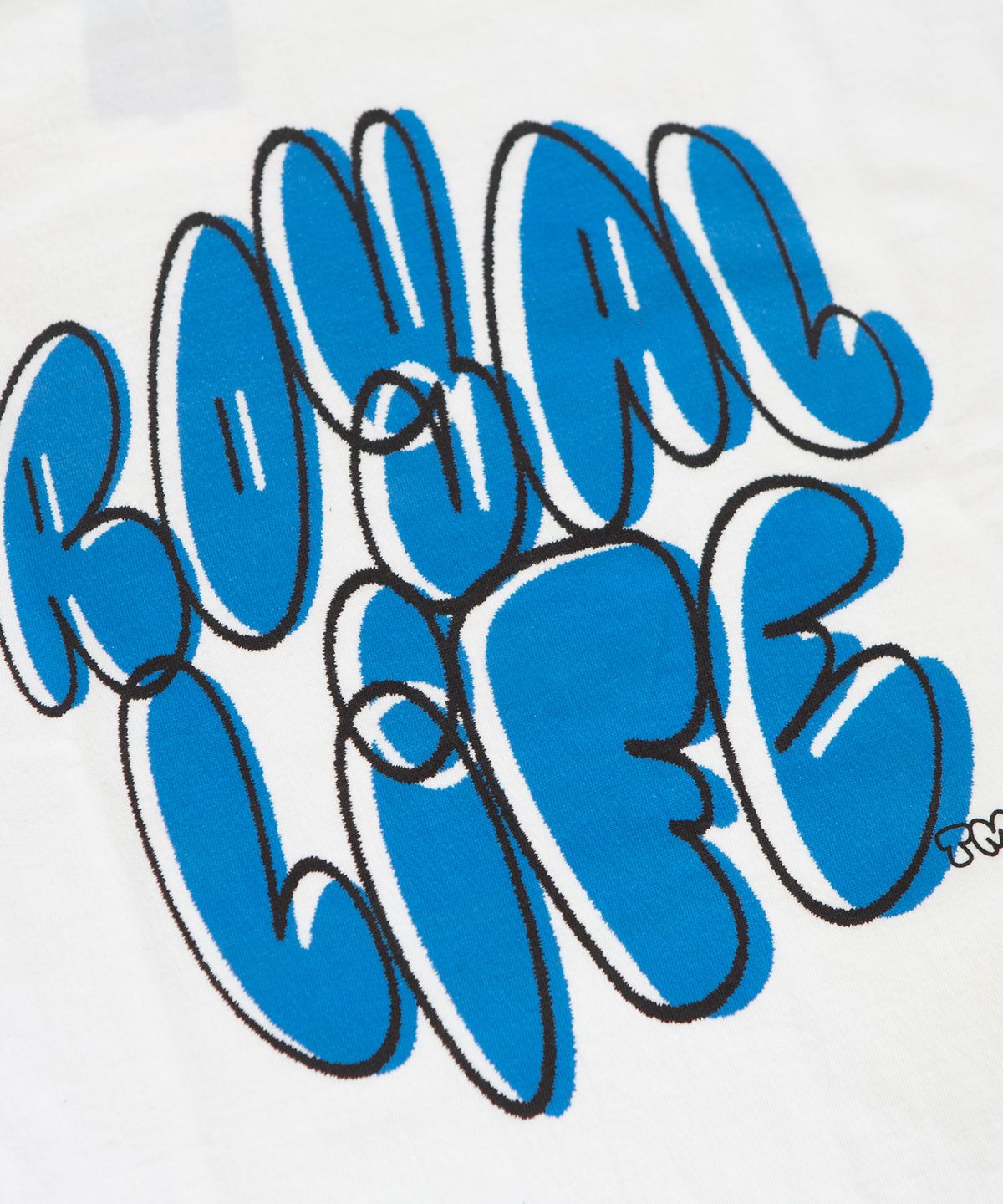 로얄라이프(ROYALLIFE) RLLR3002 태깅 로고 롱슬리브 - 화이트