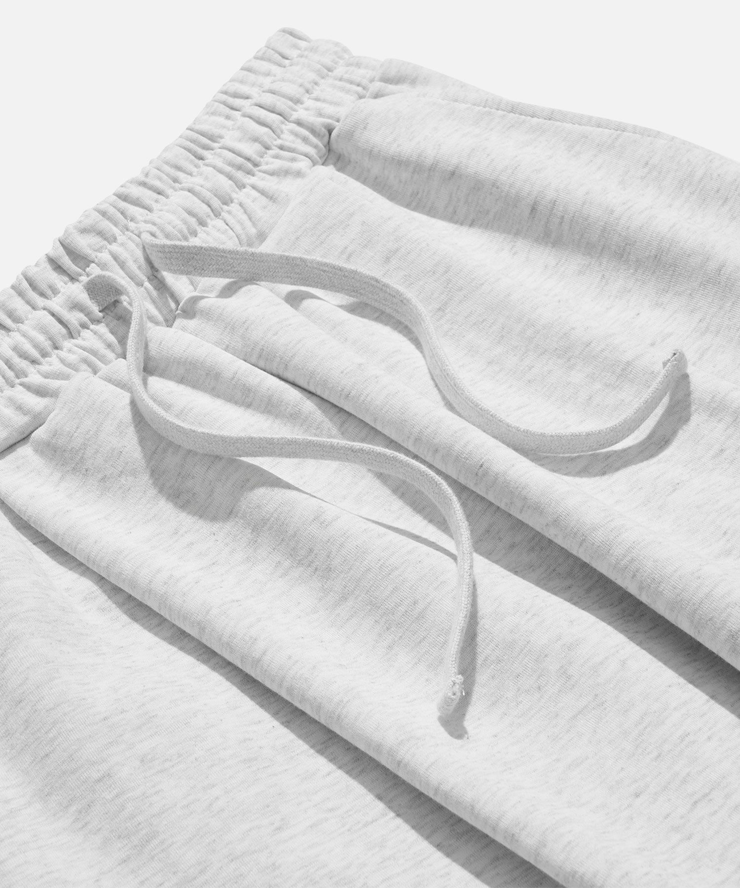 MUSINSA | AGOD One tuck wide sweat pants - white melange