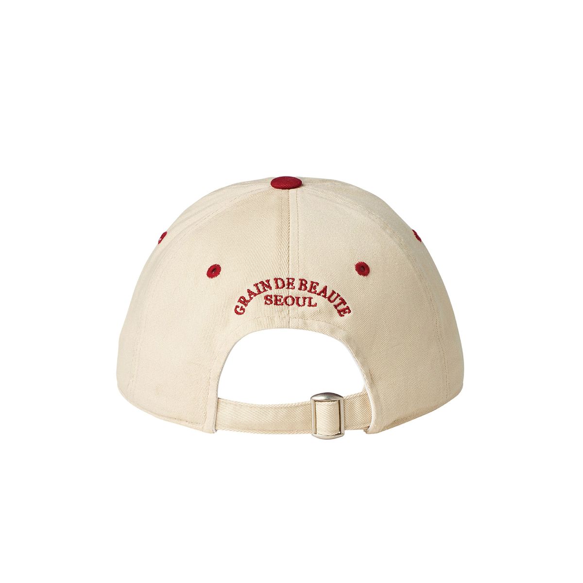 그랭드보떼(GRAIN DE BEAUTE) New Logo Ball Cap [Wine]