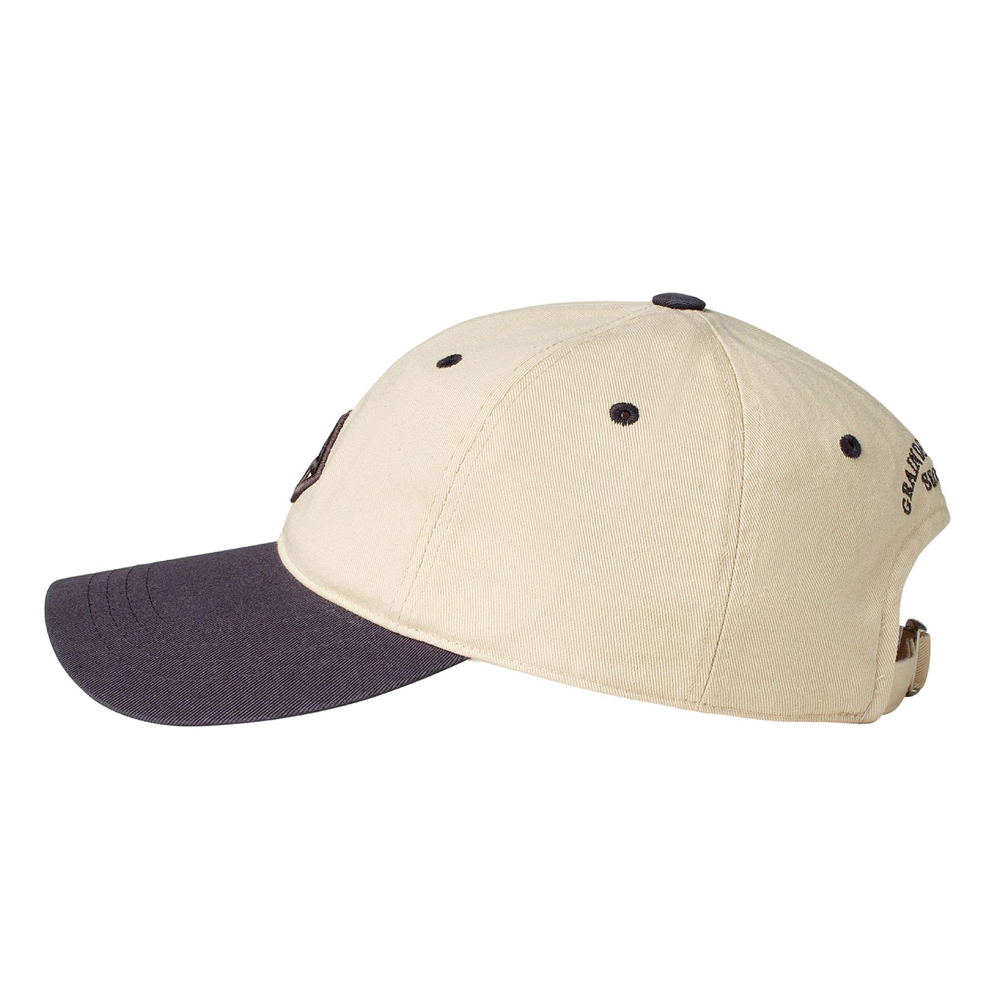 MUSINSA | GRAIN DE BEAUTE New Logo Ball Cap [Chacoal]