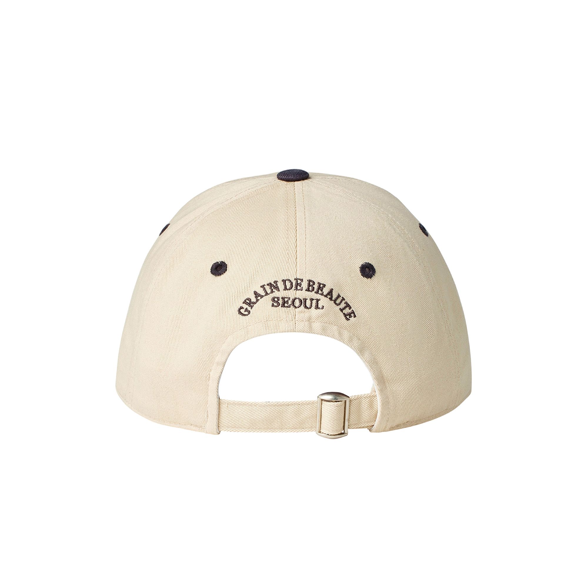 キャップ [ GRAIN DE BEAUTE ] Signature Ball Cap (11 COLOR) Lotte Duty Free