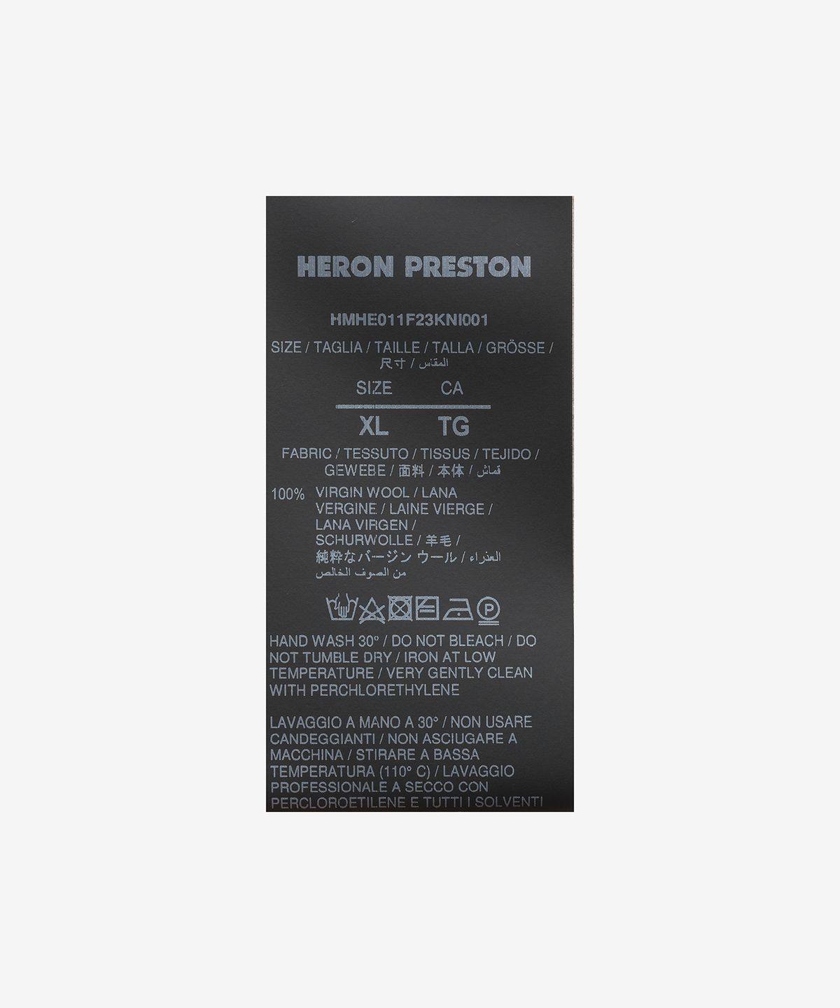 헤론 프레스톤(HERON PRESTON) 슈레드 크루넥 니트 - 핑크 / HMHE011F23KNI0013010