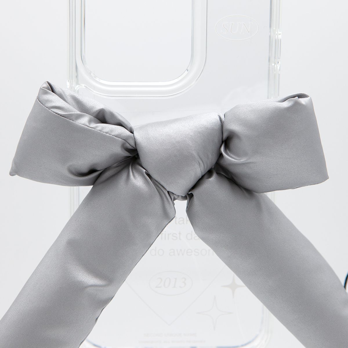 세컨드유니크네임(SECOND UNIQUE NAME) SUN CASE CLEAR KINGBON SILVER
