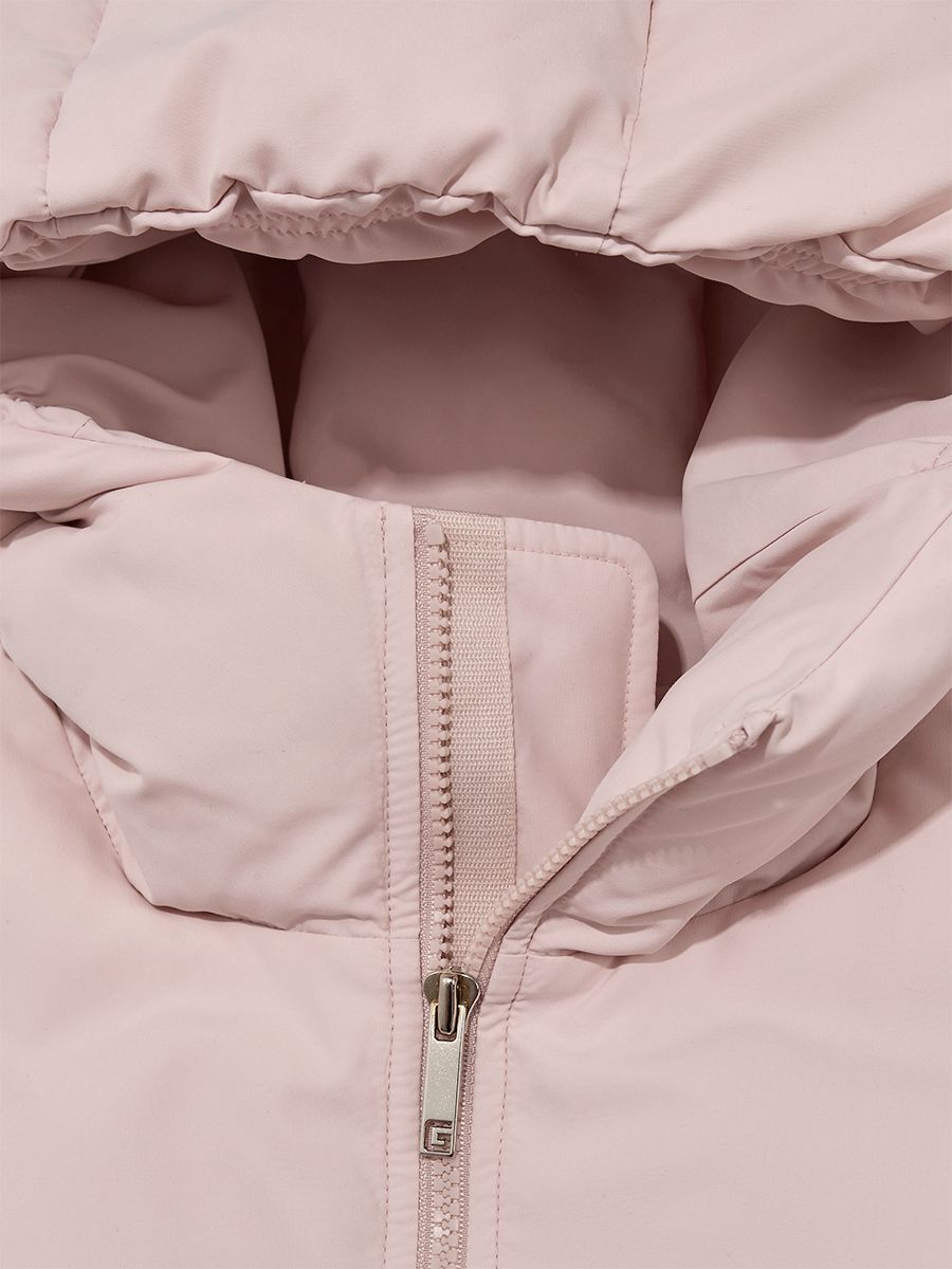 MUSINSA公式 | GLOWNY BOUNDERLESS DOWN PUFFER JACKET (BABY PINK)