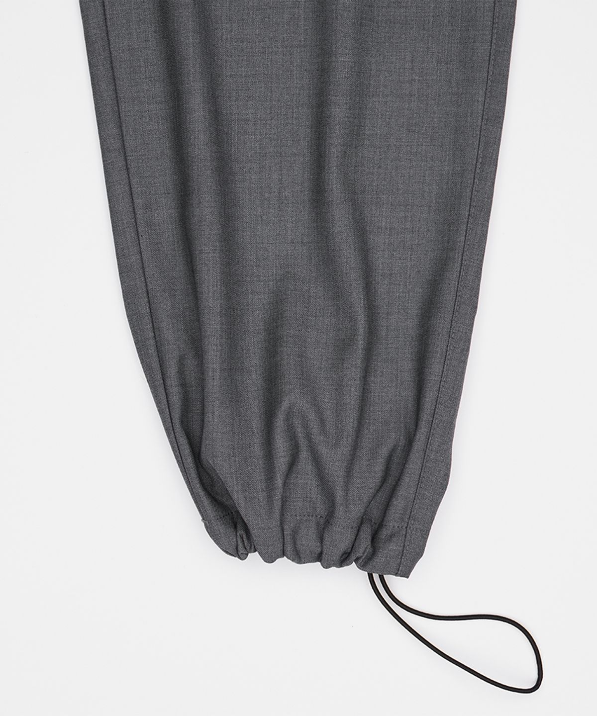 디스펑트(DYSFUNCT) Clock Wide String Cargo Jogger Slacks Pants (GRAY)