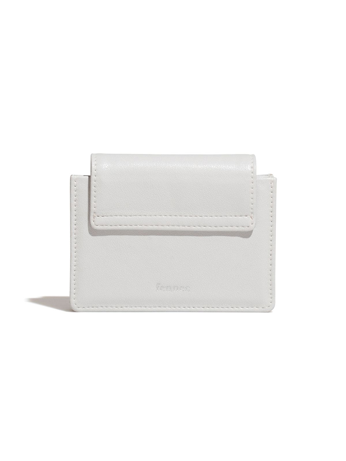 페넥(FENNEC) CIRCLE PADDING ACCORDION POCKET - LIGHT GREY