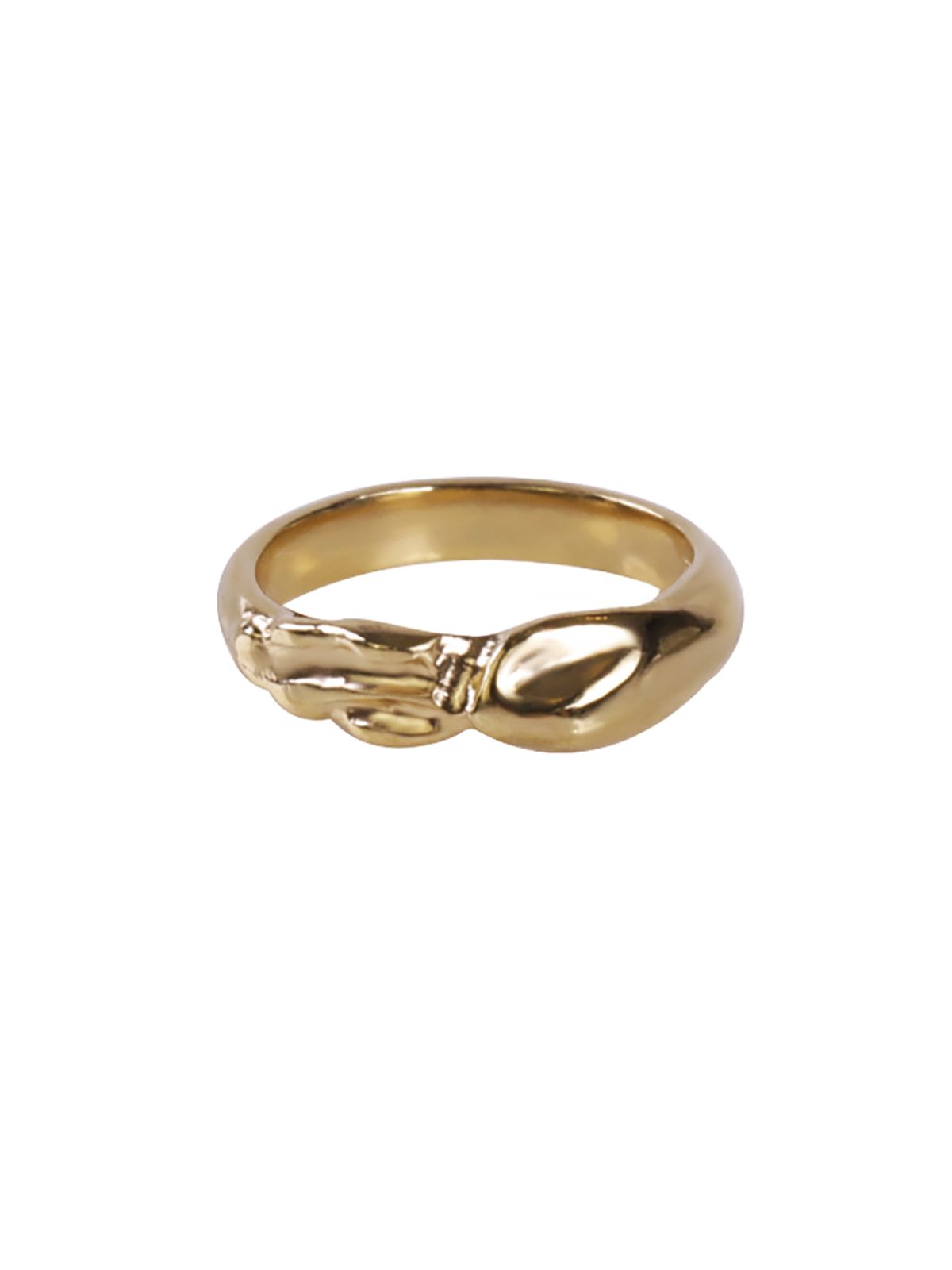 파피(POPPI) Half textured ring