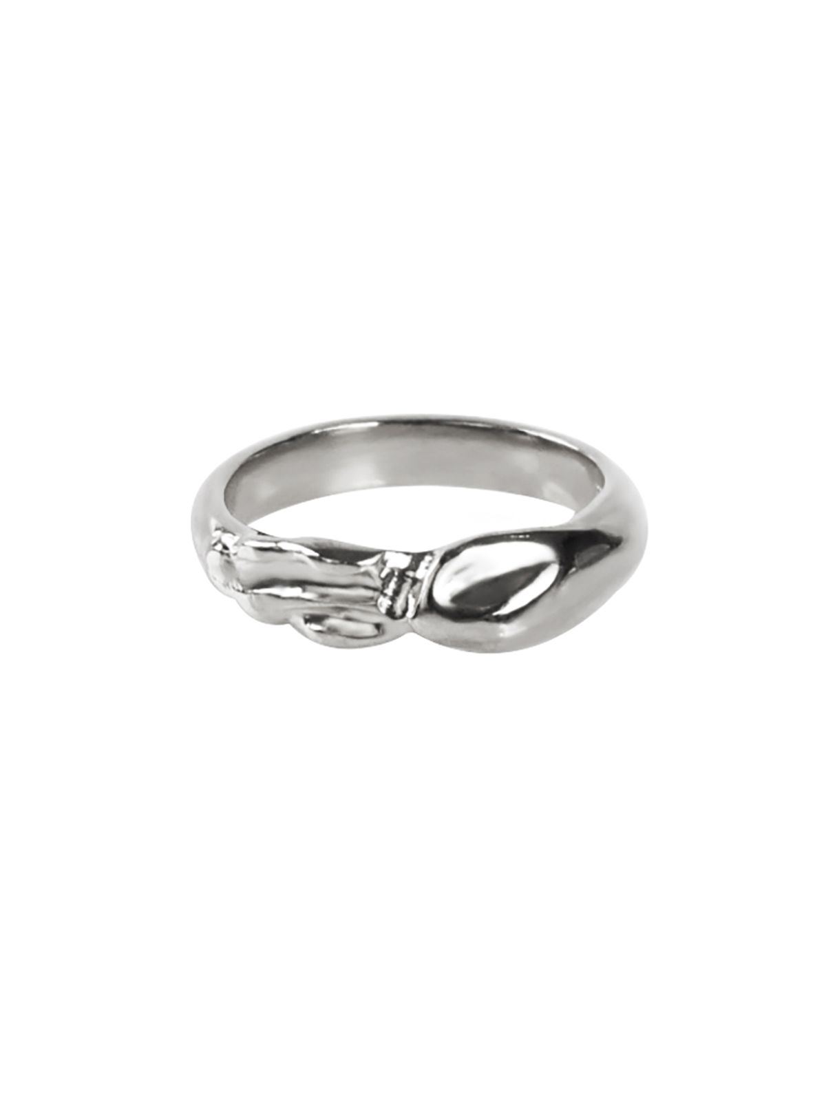 파피(POPPI) Half textured ring
