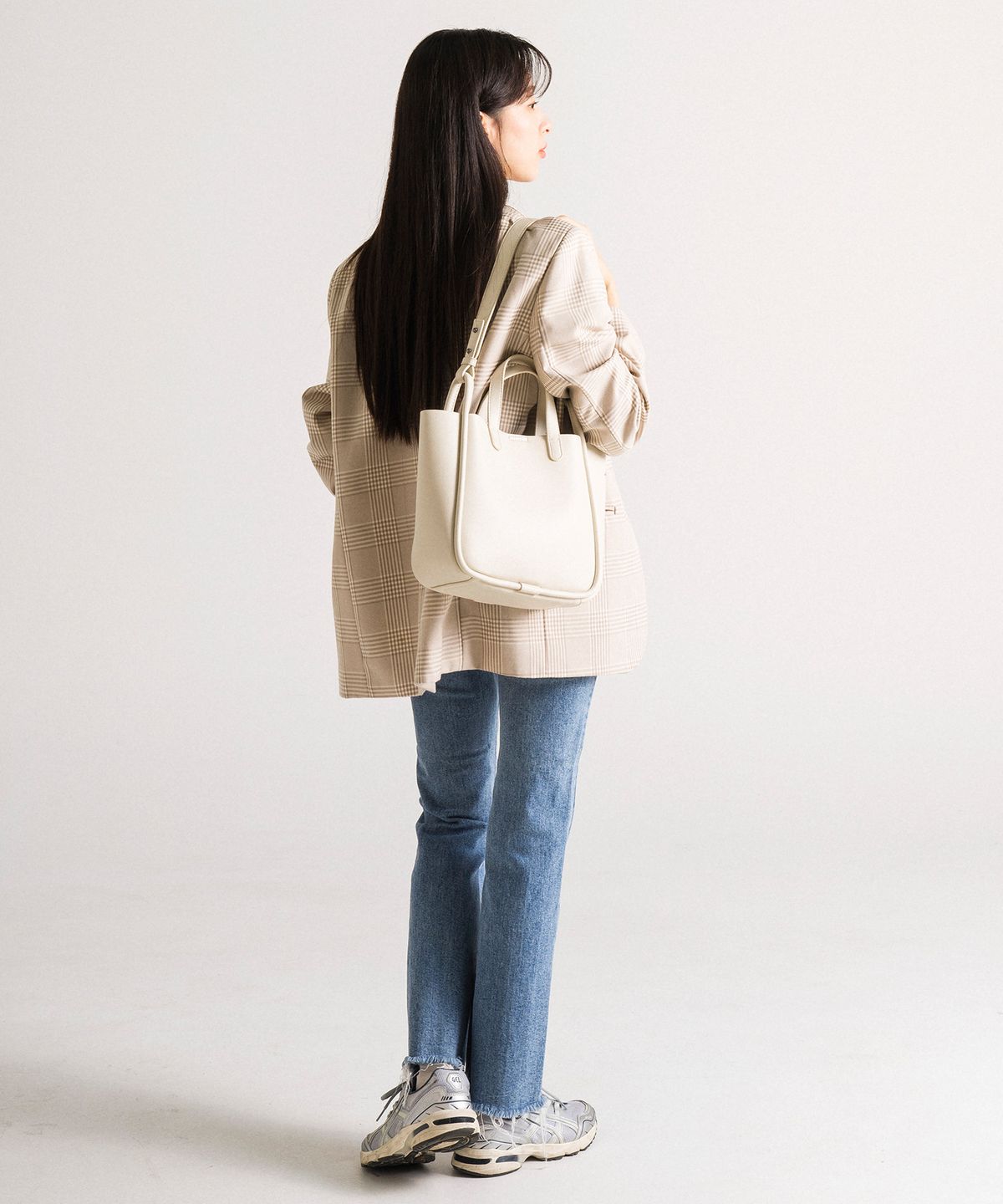 르마인(LEMINE) 파이핑3웨이백(아이보리)