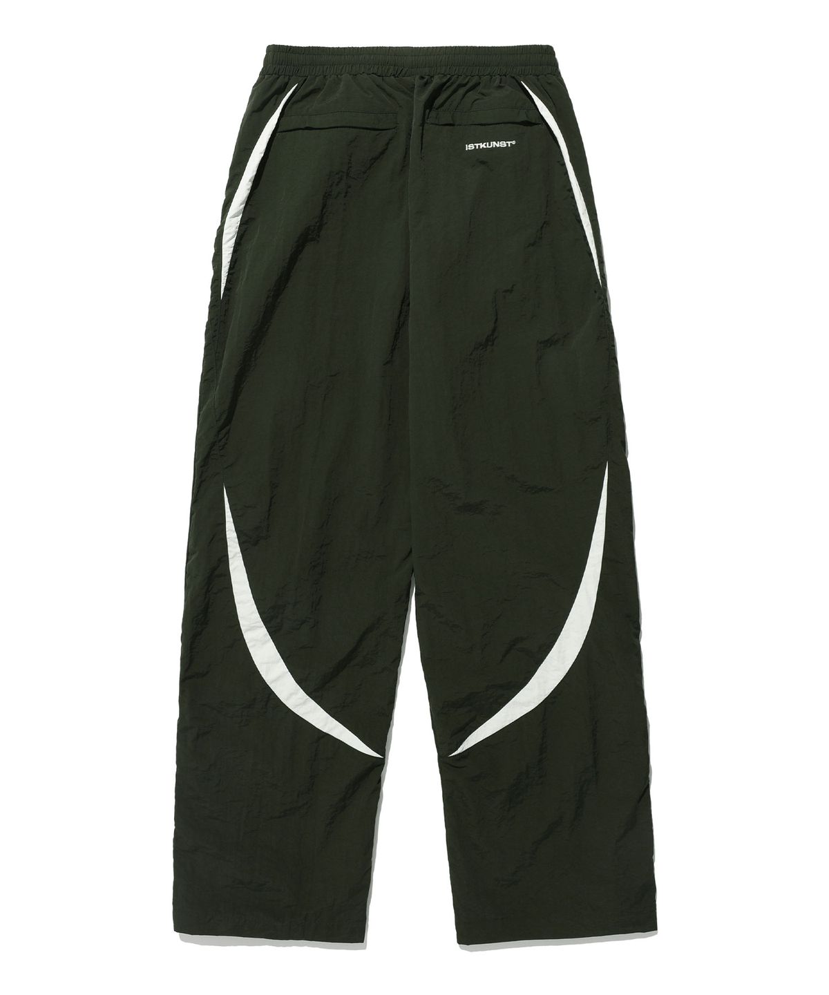이스트쿤스트(ISTKUNST) SPORTY TRACK PANTS_KHAKI(IK2DFMPA12A)