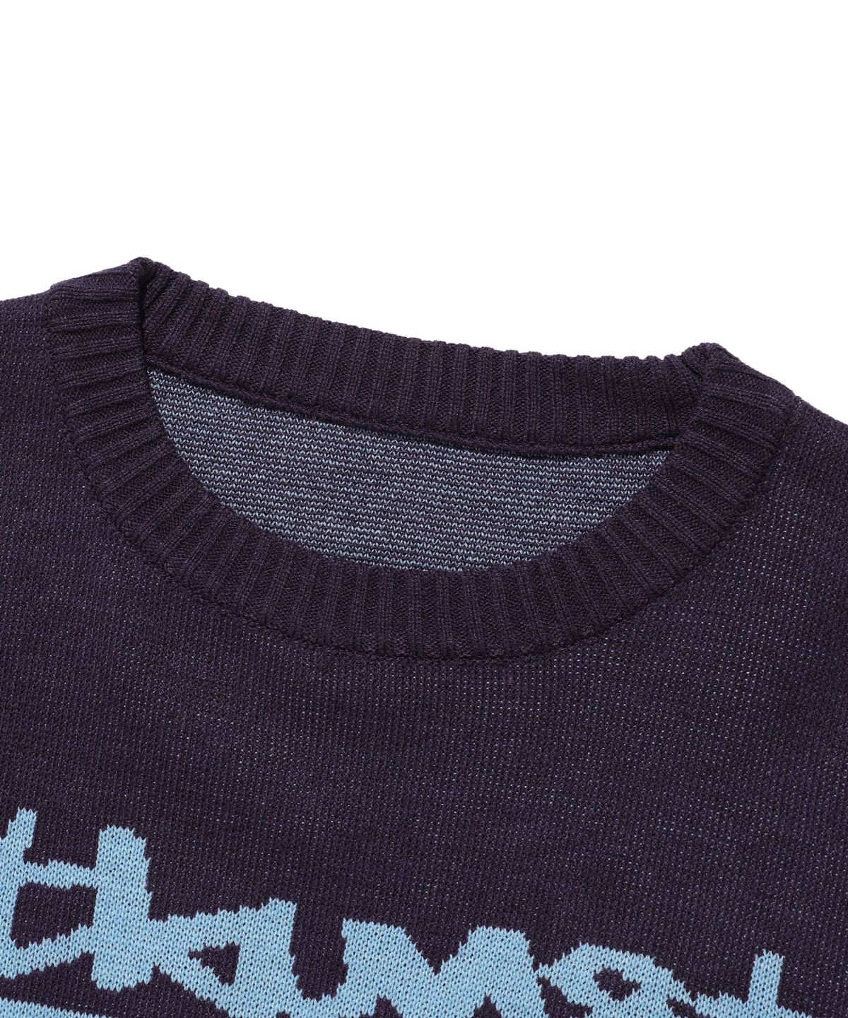 이스트쿤스트(ISTKUNST) SUNRISE STAMP KNIT_PURPLE(IK2DFMK602A)