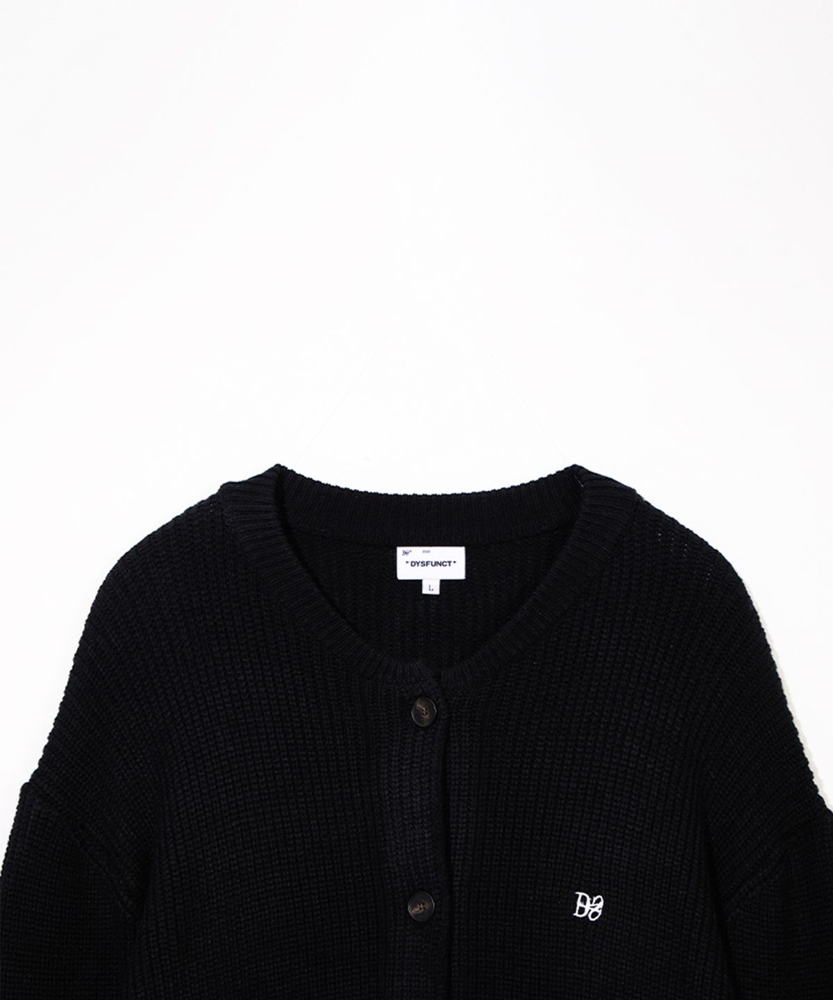 디스펑트(DYSFUNCT) D2s Over Fit Cardigan (BLACK)