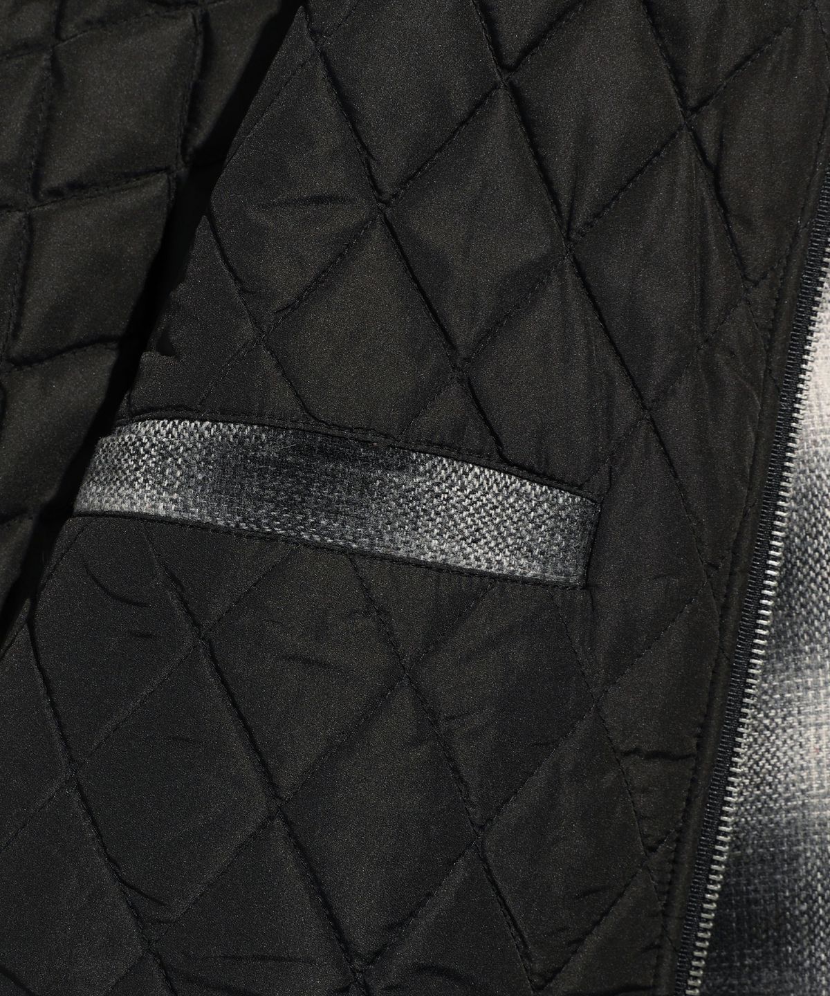 이스트쿤스트(ISTKUNST) PLAID FLANNEL ZIP JACKET_BLACK(IK2DFMB908A)