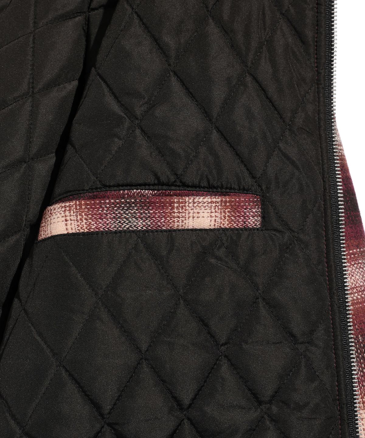 이스트쿤스트(ISTKUNST) PLAID FLANNEL ZIP JACKET_RED(IK2DFMB908A)