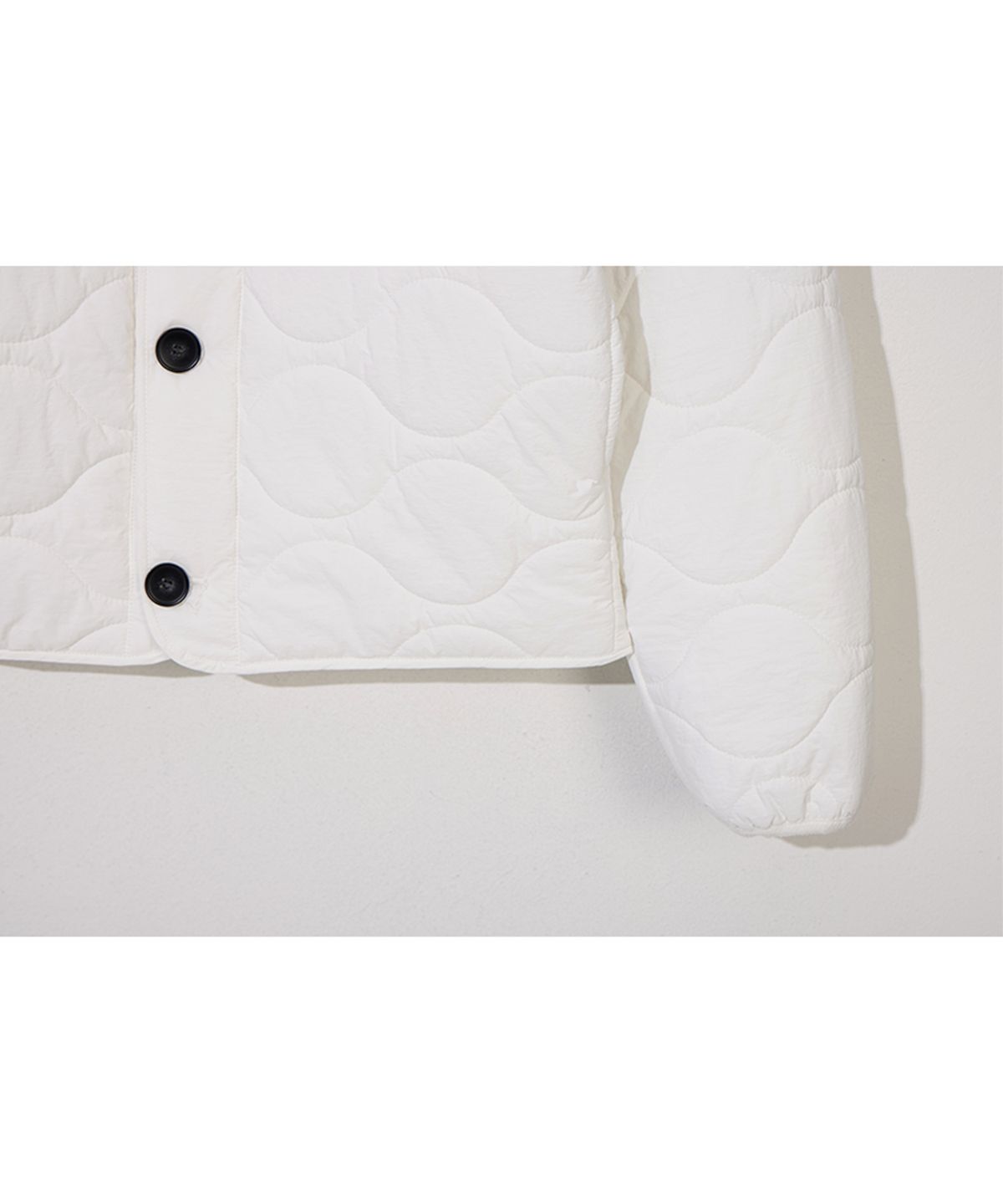디스펑트(DYSFUNCT) Warm Quilting Short Puffer (IVORY)