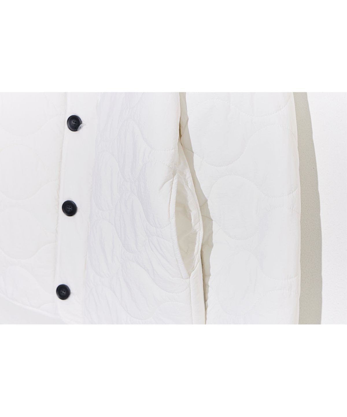 디스펑트(DYSFUNCT) Warm Quilting Short Puffer (IVORY)