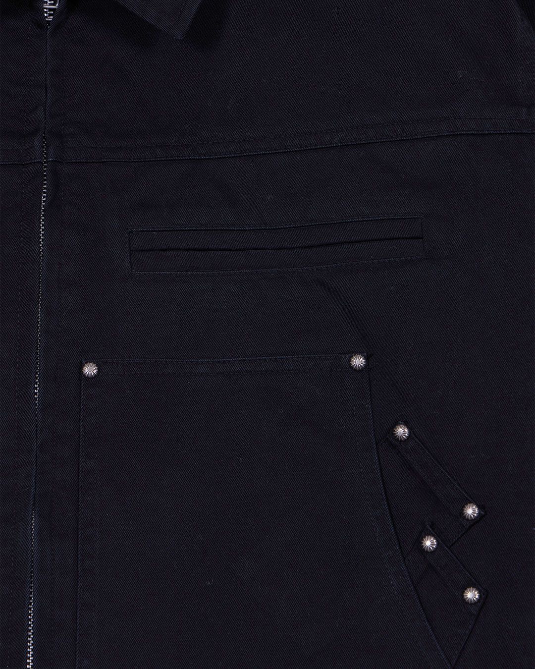 MUSINSA | THE MUSEUM VISITOR STUD BACK LOGO CARPENTER JACKET