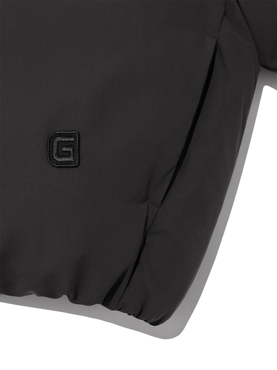 MUSINSA公式 | GLOWNY BOUNDERLESS DOWN PUFFER JACKET (CHARCOAL)
