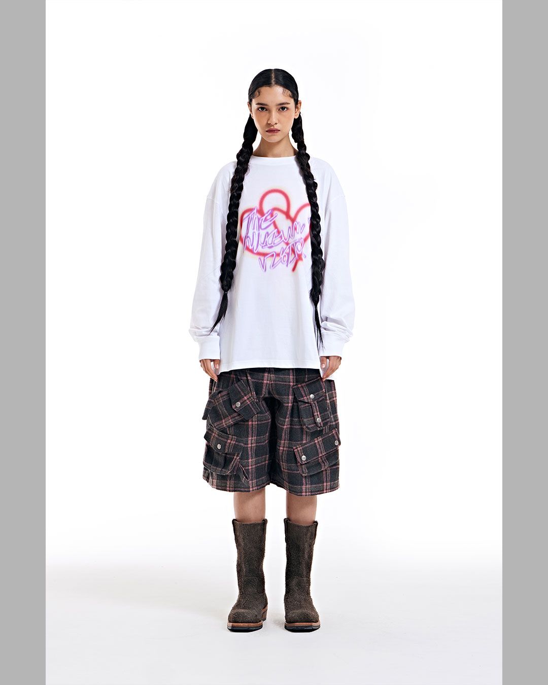 THE MUSEUM VISITOR★韓国★BLURRED HEART PRINTED LONG SLEEVE MUSINSA | THE MUSEUM VISITOR BLURRED HEART PRINTED LONG